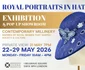 Expoziția „Royal Portraits in Hats” by NITA SAO de la Londra. FOTO: arhiva personală