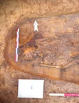 Mormânt vechi de aproximativ 4500 de ani, atribuit culturii Yamnaya, descoperit în Neamț (© Facebook / Vasile Diaconu - archaeologist)