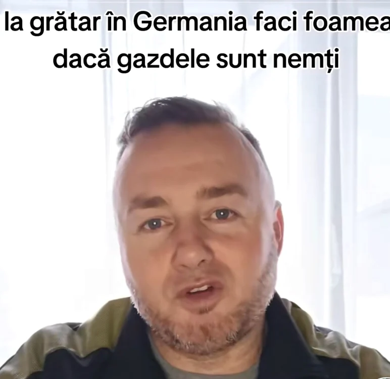Românul din Germania Foto: captură TikTok