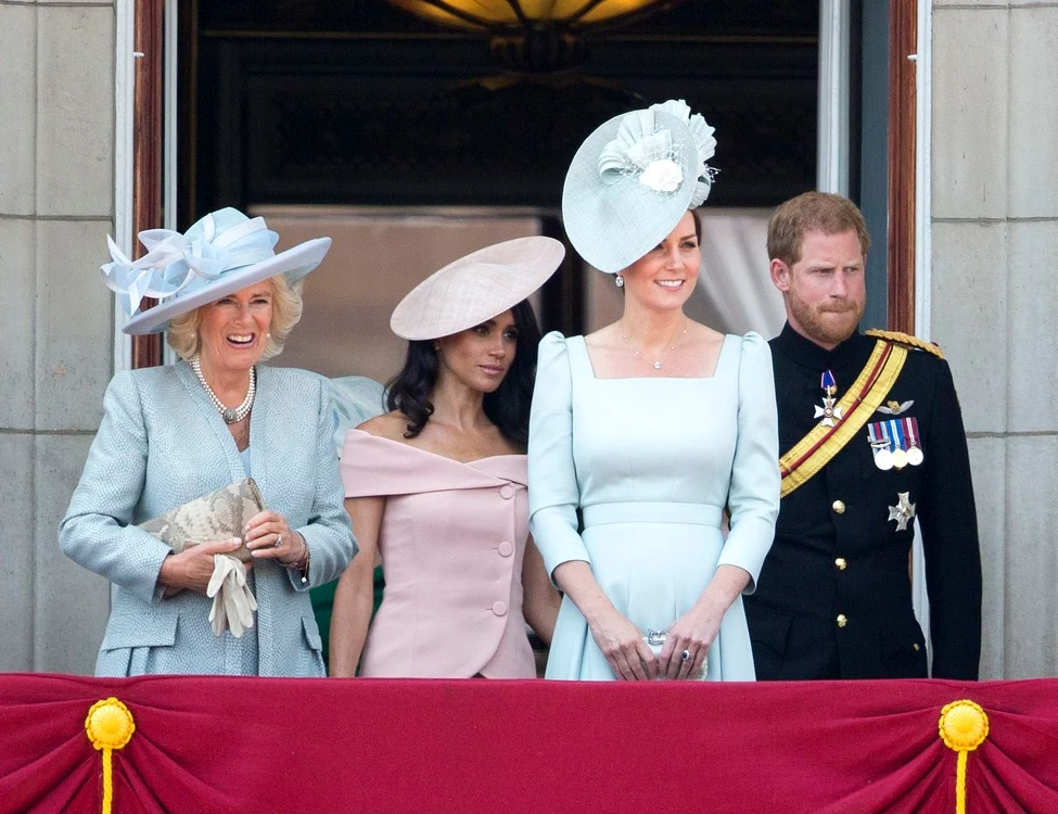 camilla  meghan  kate  harry 