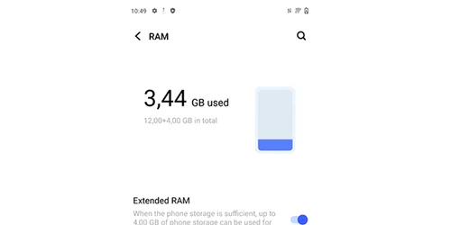 vivo extended RAM 2.0