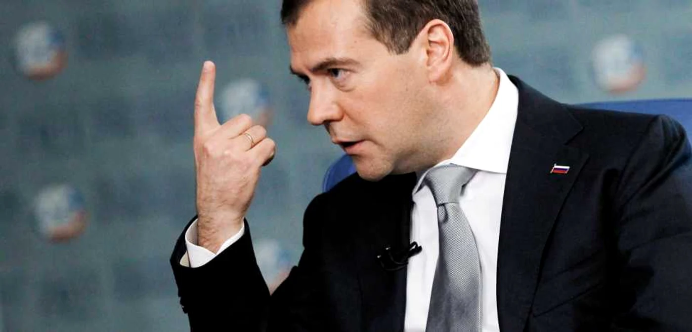 Premierul rus Dimitri Medviedev FOTO AFP