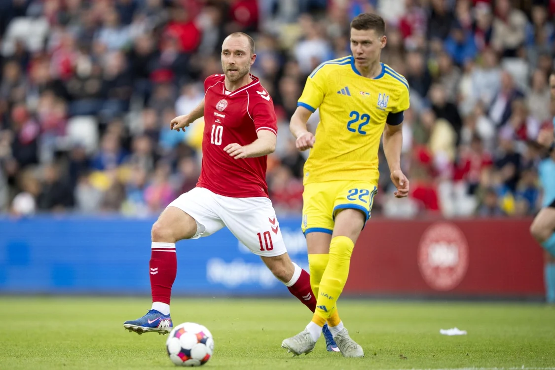 Christian Eriksen a ajuns la 151 de meciuri pentru Danemarca (Foto: EPAImages)