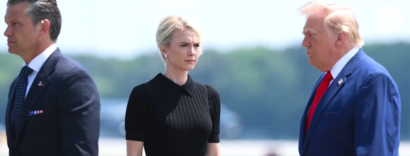 Natalie Harp și Donald Trump. 