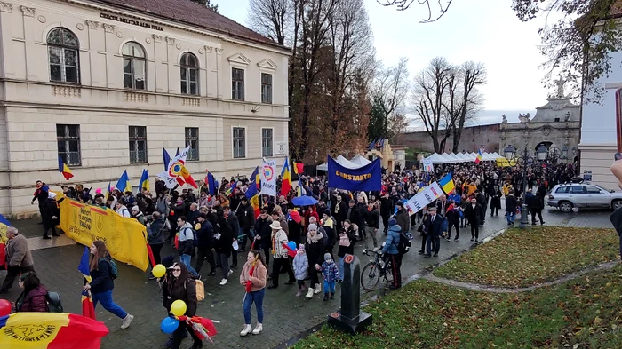 Marșul Unirii FOTO Adevărul