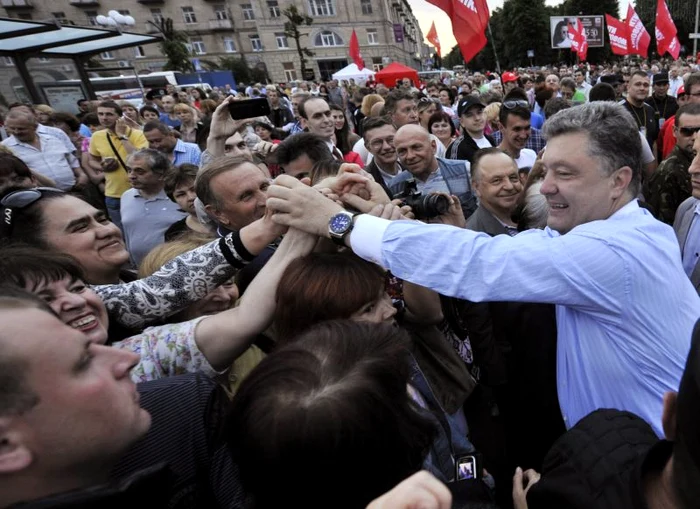 Petro Poroşenko susţine că vrea să readucă estul Ucrainei sub autoritatea Kievului şi spune că nu recunoaşte jurisdicţia Rusiei asupra Ucrainei. (Foto: Reuters)