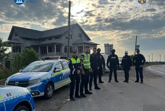 Aproape 200 de polițiști și jandarmi iau parte la percheziții. FOTO IPJ Ialomița