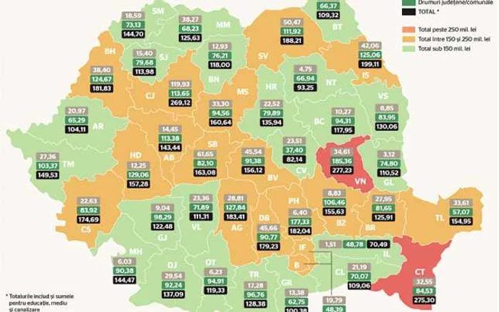 harta bani buget infografie adevarul