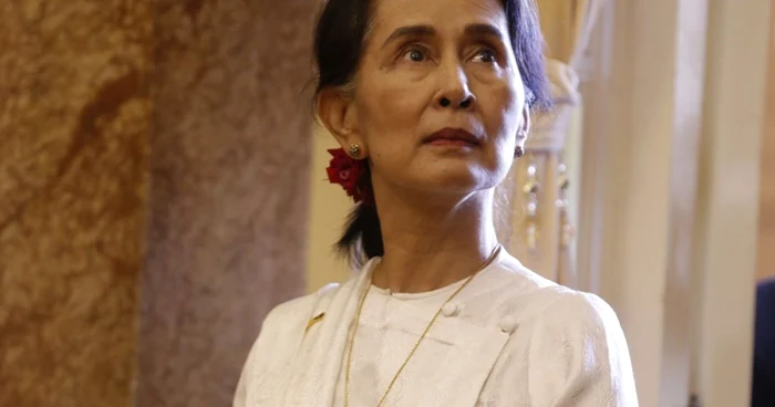 Fosta şefă a guvernului civil Aung San Suu Kyi FOTO EPA-EFE