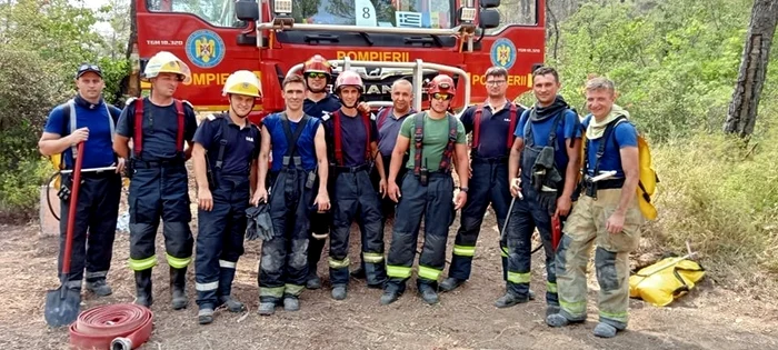 Pompierii moldoveni pleacă în Grecia ca să stingă incendiile de vegetație. FOTO: Dse.md