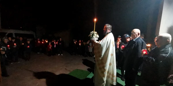 Slujba de Înviere de la Biserica Ucraineană din Timişoara FOTO Ş.Both