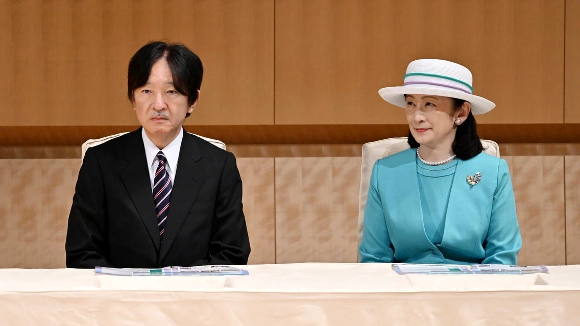 Prințul Fumihito aka Prințul Akishino, cu Prințesa Kiko la un eveniment din mai 2026. FOTO: Agenția Imperială