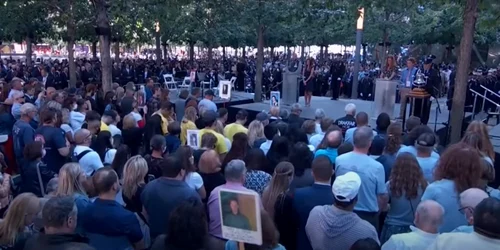 Comemorare atacuri teroriste 11 septembrie in New York FOTO Captura