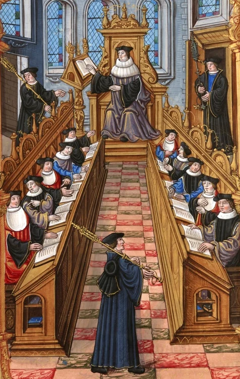 Meeting of doctors at the university of Paris jpg jpeg
