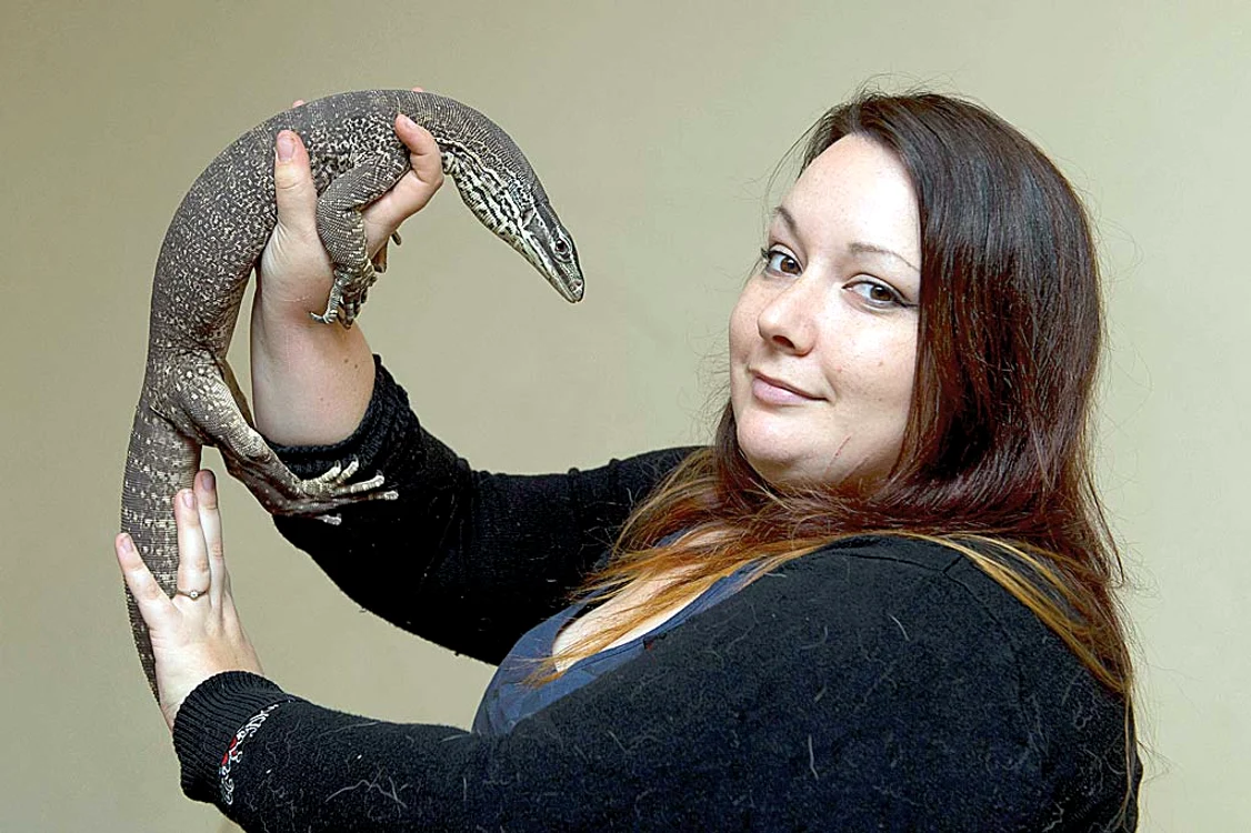 Primul ei animal a fost o şopârlă 