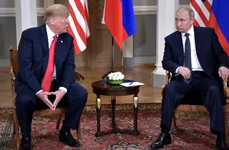 Donald Trump s-a întâlnit cu Vladimir Putin, la 16 iulie 2018 (© kremlin.ru)