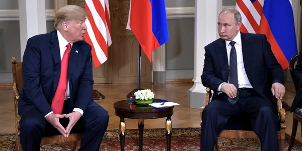 Donald Trump s-a întâlnit cu Vladimir Putin, la 16 iulie 2018 (© kremlin.ru)
