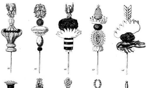 Vrăbioară înăbuşită à la George al IV lea, ornată cu broşe jpeg