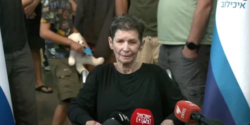 Yocheved Lifschitz, prizonieră a Hamas  Foto Captură video YouTube jpg