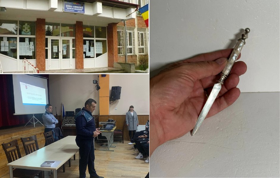 Școlar tăiat cu un cuțit pentru scrisori de un coleg. „Este regretabil, fiind vorba despre doi elevi foarte buni”