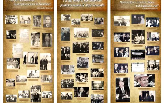 Expoziţia reuneşte documente şi fotografii din viaţa Seniorului FOTO Marin Pop