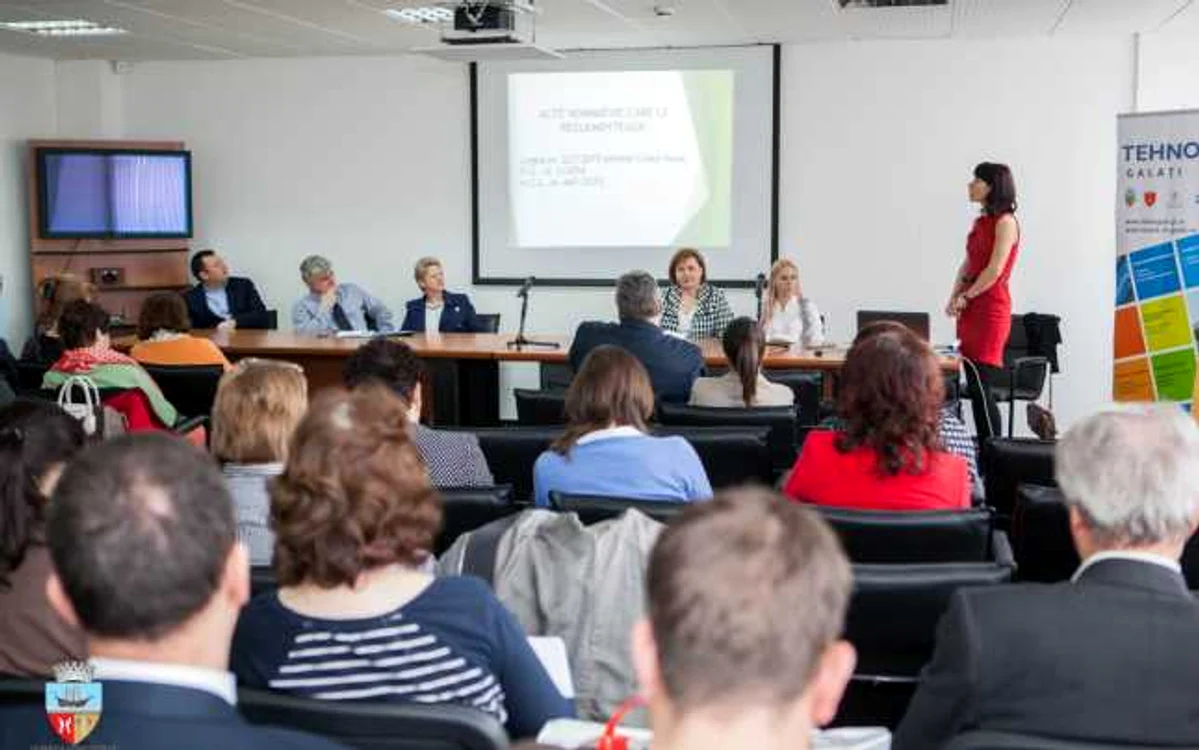 La eveniment au participat 50 de contabili şi experţi contabili FOTO Primăria Galaţi