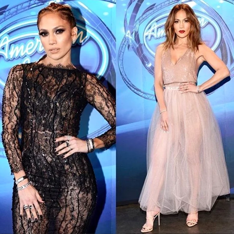 J Lo a întors toate privirile datorită rochiei transparente pe care a purtat-o