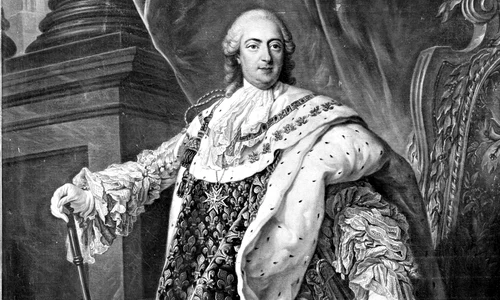 Ludovic al XV lea (1710 1774), rege al Franței   tablou de Jean Baptiste Van Loo (1684 1745), expus la Muzeul Versailles, profimedia 0067886769 jpg