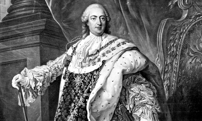 Ludovic al XV lea (1710 1774), rege al Franței   tablou de Jean Baptiste Van Loo (1684 1745), expus la Muzeul Versailles, profimedia 0067886769 jpg