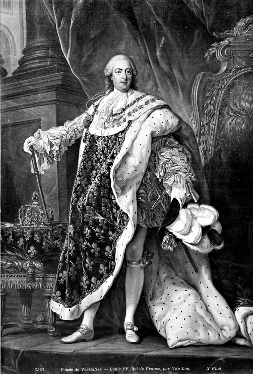 Ludovic al XV lea (1710 1774), rege al Franței   tablou de Jean Baptiste Van Loo (1684 1745), expus la Muzeul Versailles, profimedia 0067886769 jpg