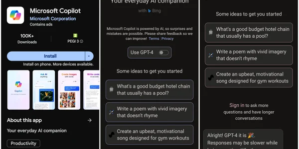 Microsoft Copilot pentru Android (1) jpg