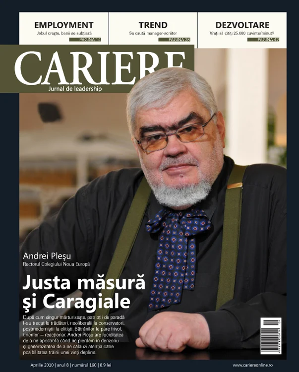 Interviu cu Andrei PLEȘU în revista CARIERE jpeg