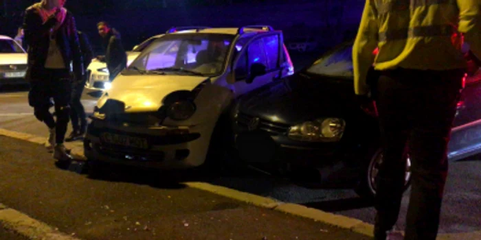 Accident rutier: maşini tamponate în parcare de un minor aflat la volan Sursa IPJ Constanţa