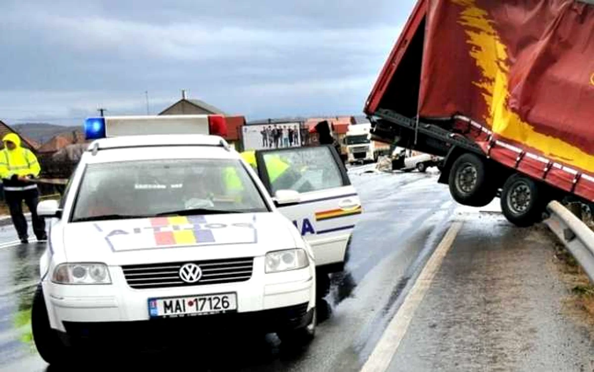 Accidentul s-a petrecut în judeţul Dolj. FOTO: Mediafax