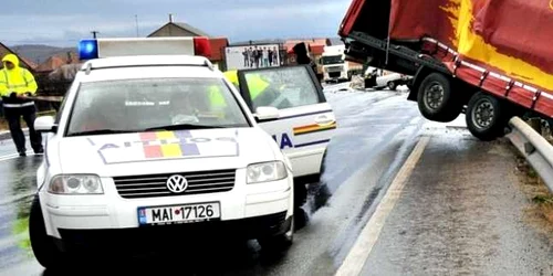Accidentul s-a petrecut în judeţul Dolj. FOTO: Mediafax
