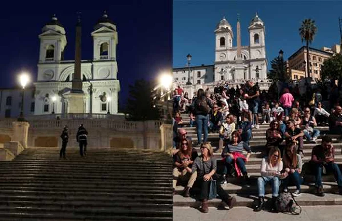 colaj Treptele Spaniole din Roma FOTO Guliver / Getty Images