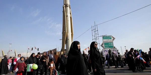Manifestație la Teheran la 45 de ani de la Revoluția Islamica Foto AFP jpeg
