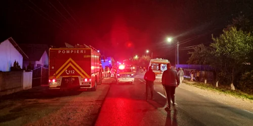 Accident cu patru victime, în Dâmbovița. FOTO ISU Dâmbovița