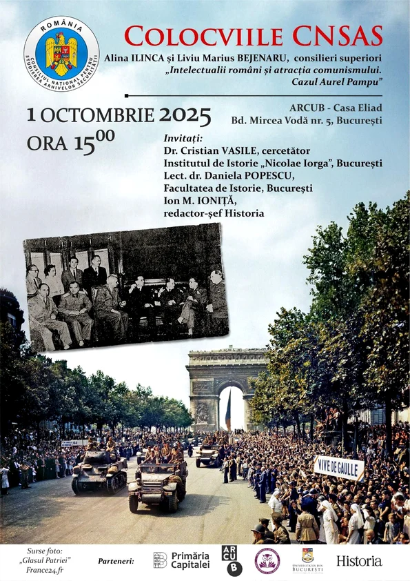  Colocviile CNSAS: „Intelectualii români și atracția comunismului. Cazul Aurel Pampu”