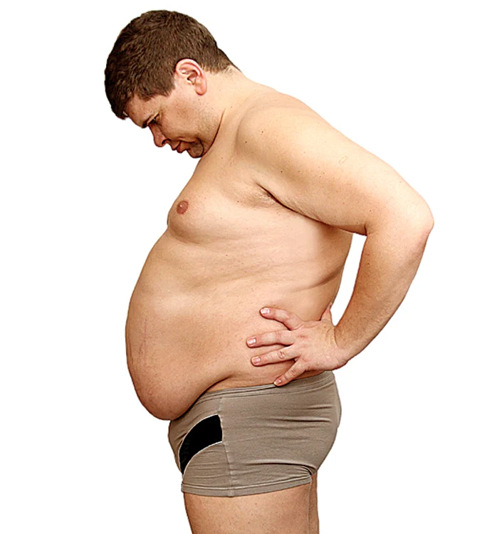 
    1 din 3 bărbaţi graşi nu-şi văd penisul  