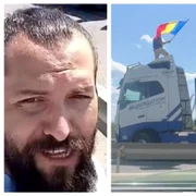 Șoferul care a blocat A1 cu TIR-ul FOTO captură video 