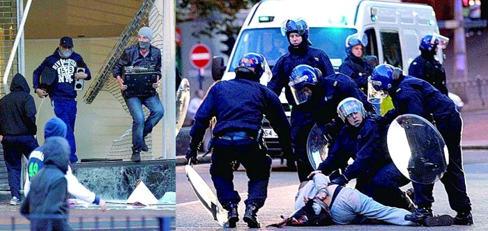 Au fost în Londra în timpul haosului