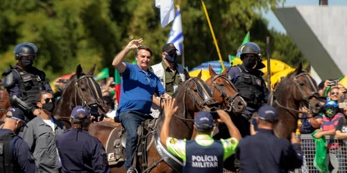 Jair Bolsonaro Brazilia baie de multime FOTO EPA