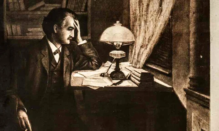 Eminescu, în viziunea primului artist care i a ilustrat opera poetică  jpeg