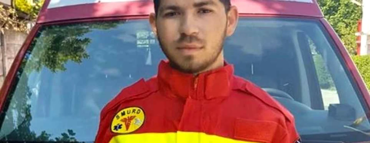 Mihai Eduard Alin - voluntarul SMURD din Vâlcea promovat de MAI, contestat de colegi şi salvatorii profesionişti, Foto Facebook