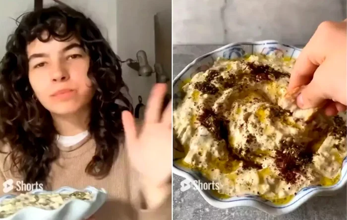 Salata de vinete, vedetă pe internet / foto: captura Youtube