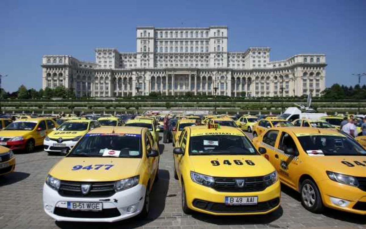 Protest al taximetriştilor. FOTO Inquam Photos