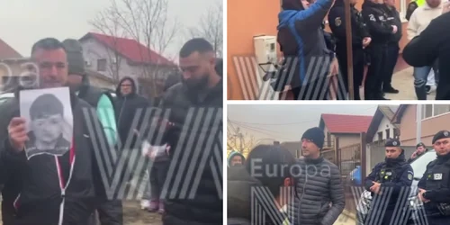 protest intr o comuna din timis dupa ce s a aflat ca copilul de 13 ani care l a ucis pe mario s a mutat intr o casa din comuna foto captura video tele europa nova png