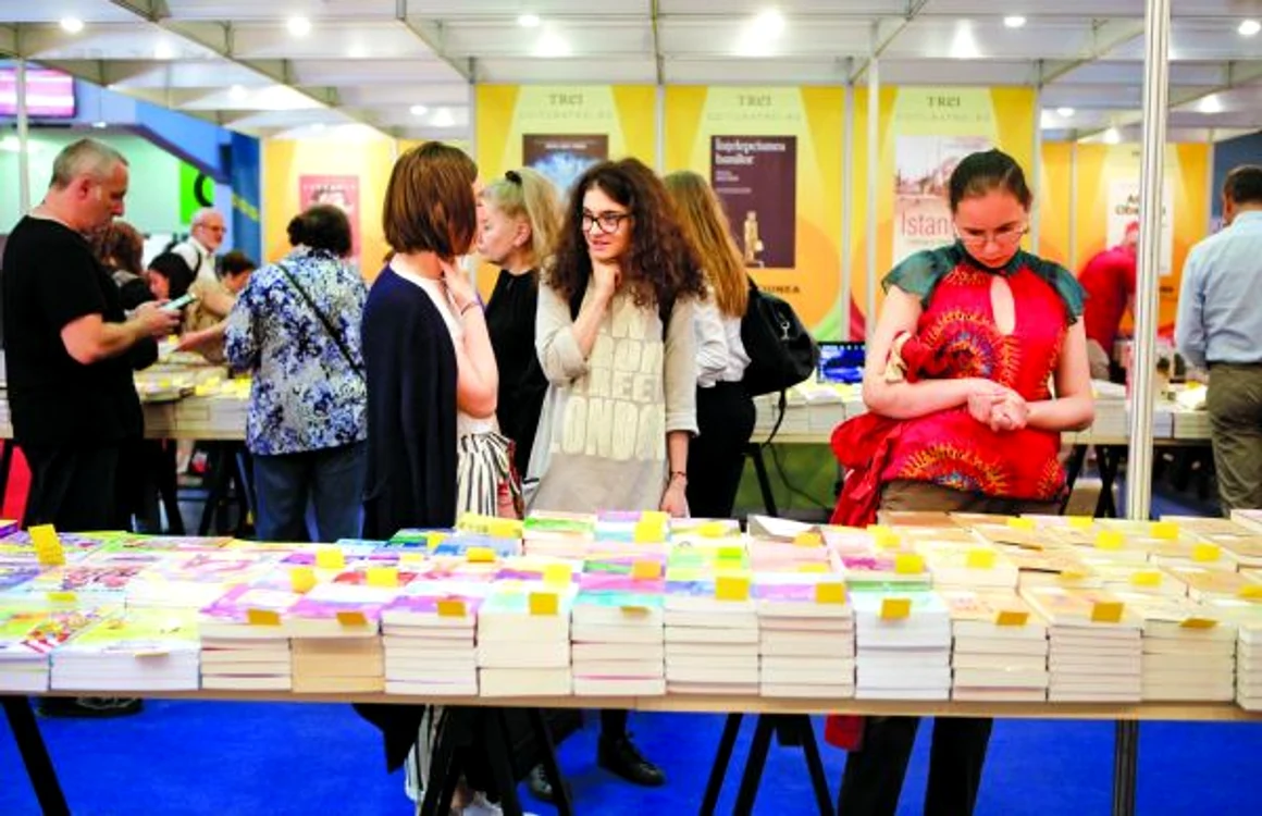 Salonul de carte Bookfest avea loc la Romexpo FOTO: INQUAM