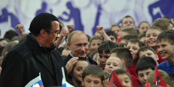steven seagal si putin foto wire photos/reuters